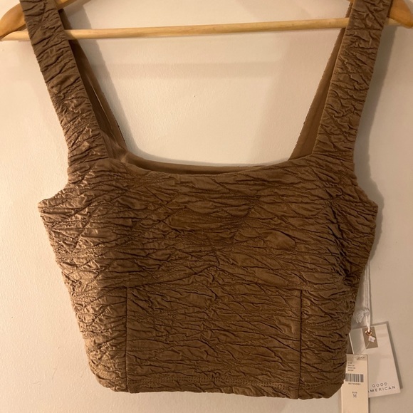 Good American Scrunchie Crop Top M BNWT - Picture 7 of 8